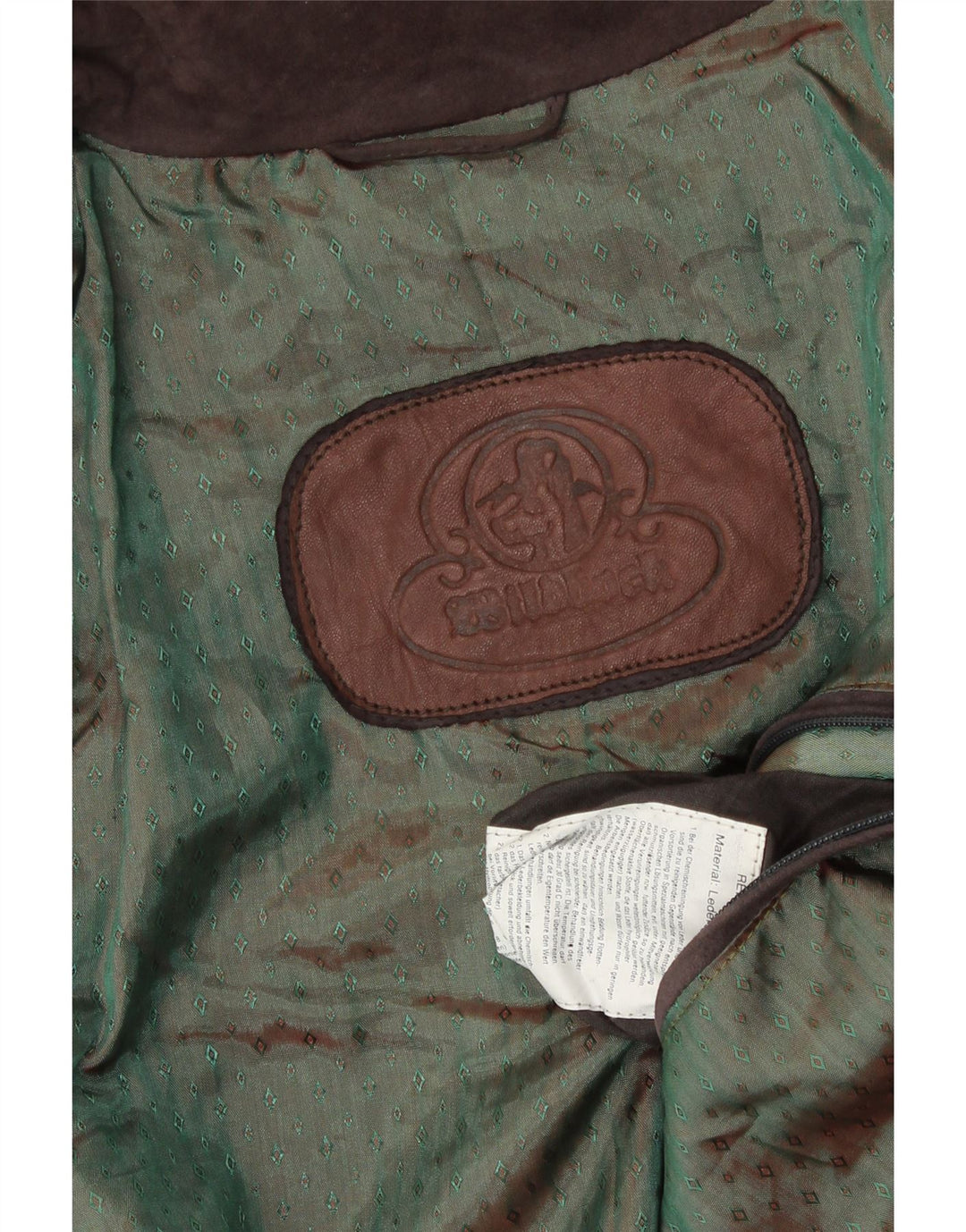 Vintage męska zamszowa kurtka wiatrówka UK 42 XL brązowa skóra