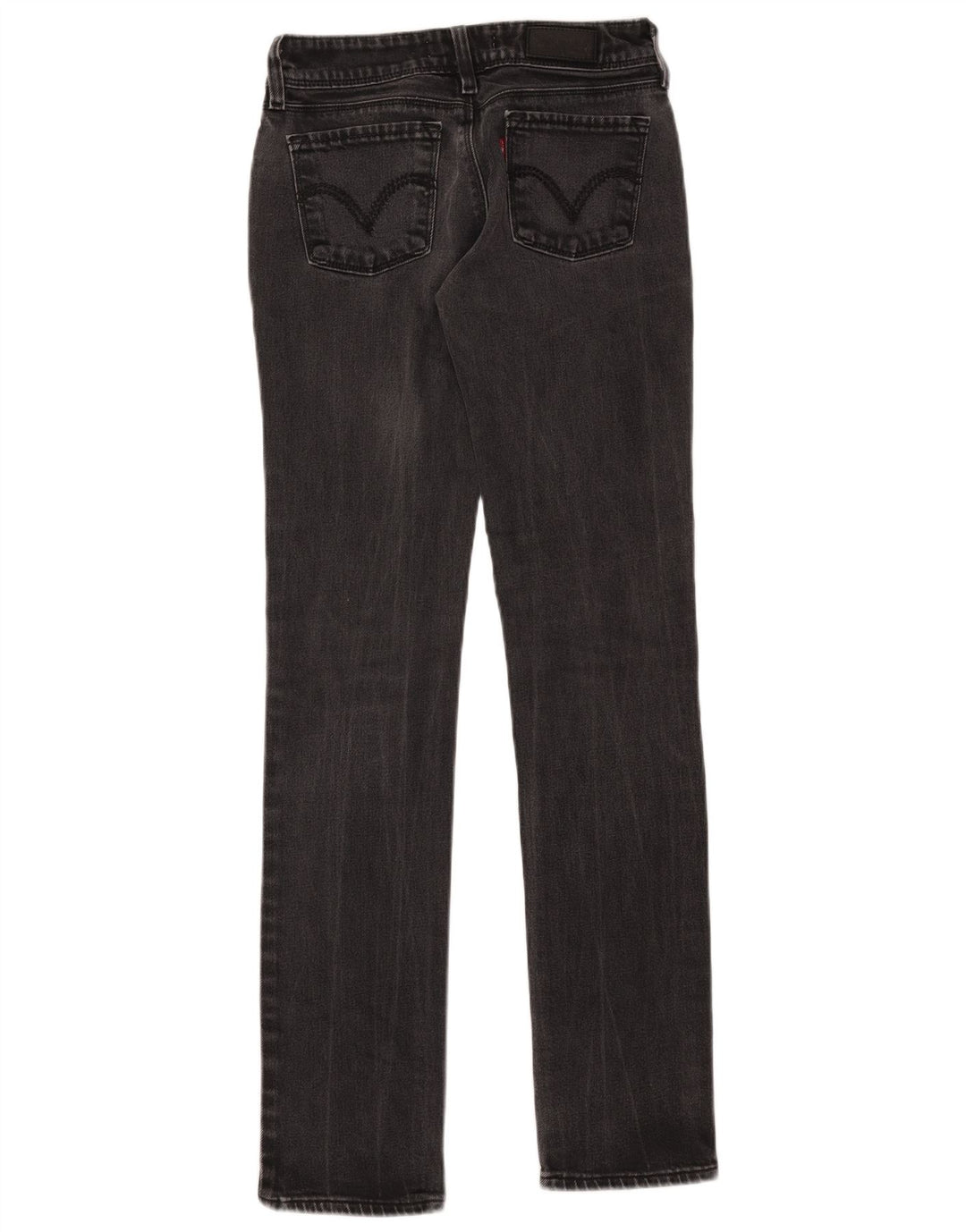 Damskie jeansy Levi's 571 Slim W28 L34 Czarna bawełna