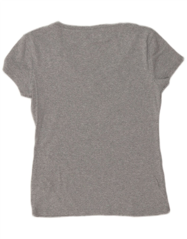 T-shirt damski TOMMY HILFIGER Top UK 12 Średni szary