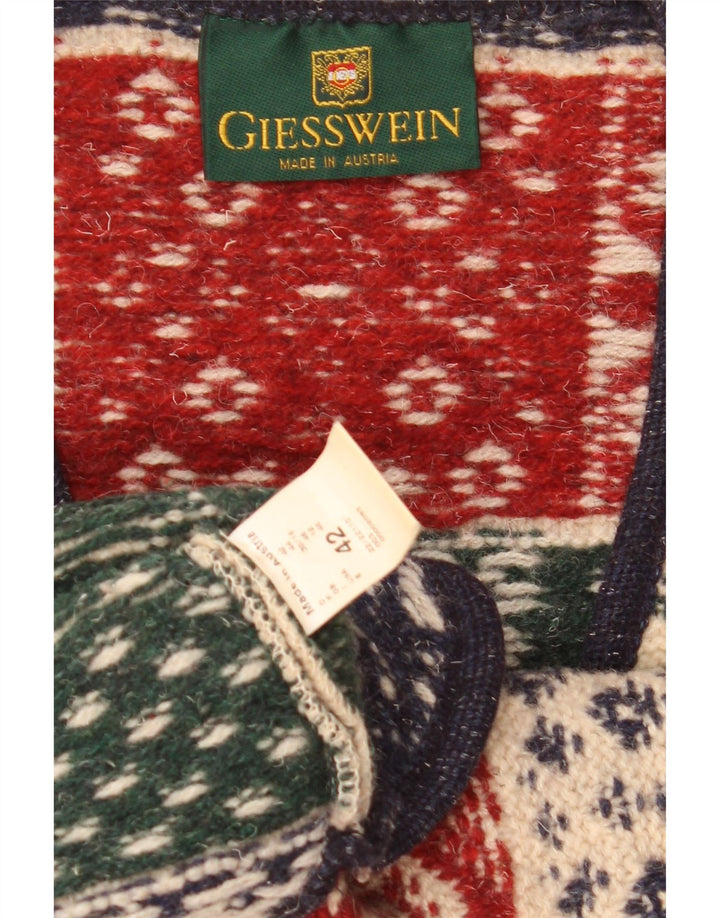 Sweter damski Giesswein EU 42, duży, wielokolorowy, geometryczny