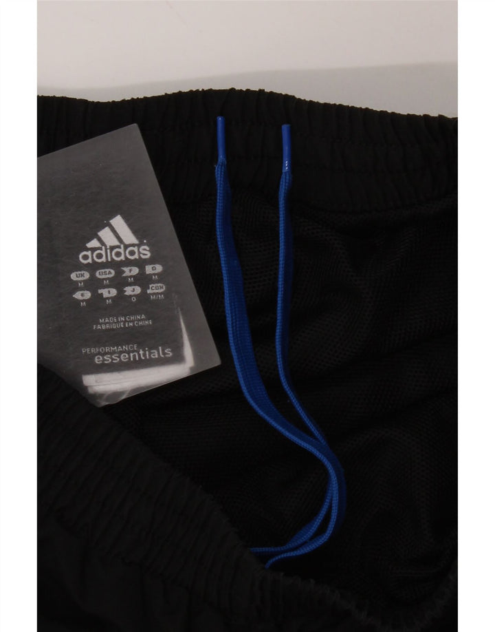 Męskie spodnie dresowe Adidas Climalite, średni czarny poliester