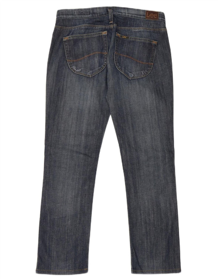 Damskie jeansy Lee Lynn Straight W29 L29 Niebieskie bawełniane
