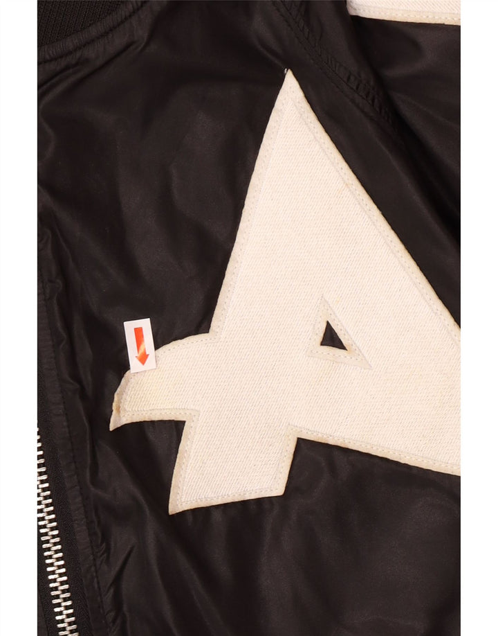 Męska kurtka bomber G-Star Graphic UK 38 Średni czarny poliamid