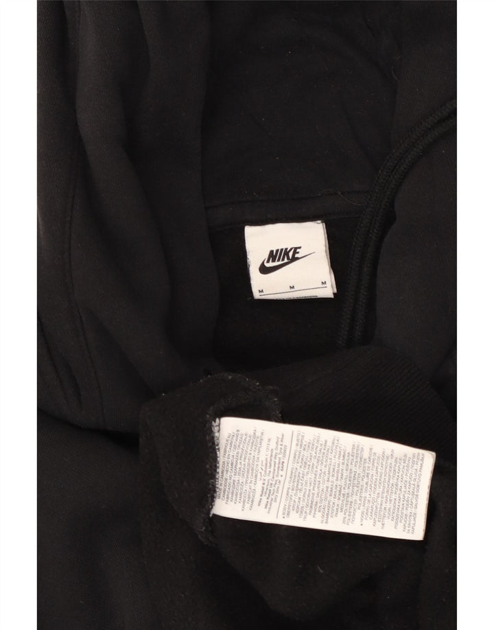 Damski sweter oversize z kapturem Nike UK 14, średni czarny, bawełniany