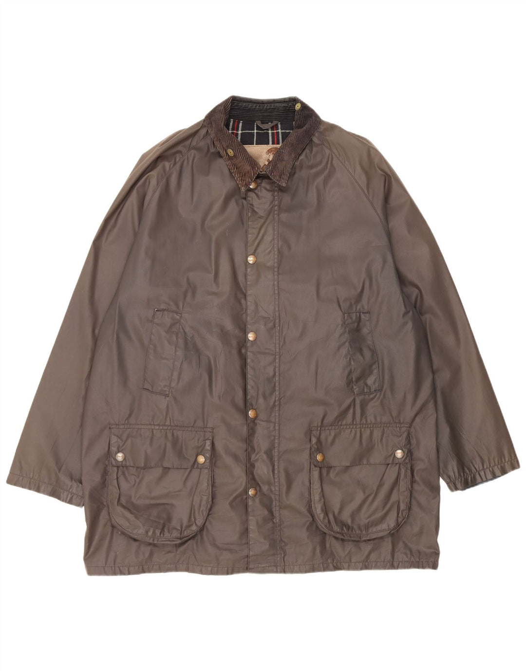 Conbipel Męska kurtka z woskowanej bawełny UK 42 XL Khaki, poliester