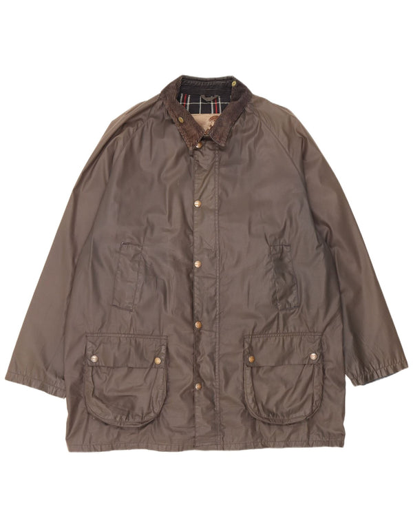 Conbipel Męska kurtka z woskowanej bawełny UK 42 XL Khaki, poliester