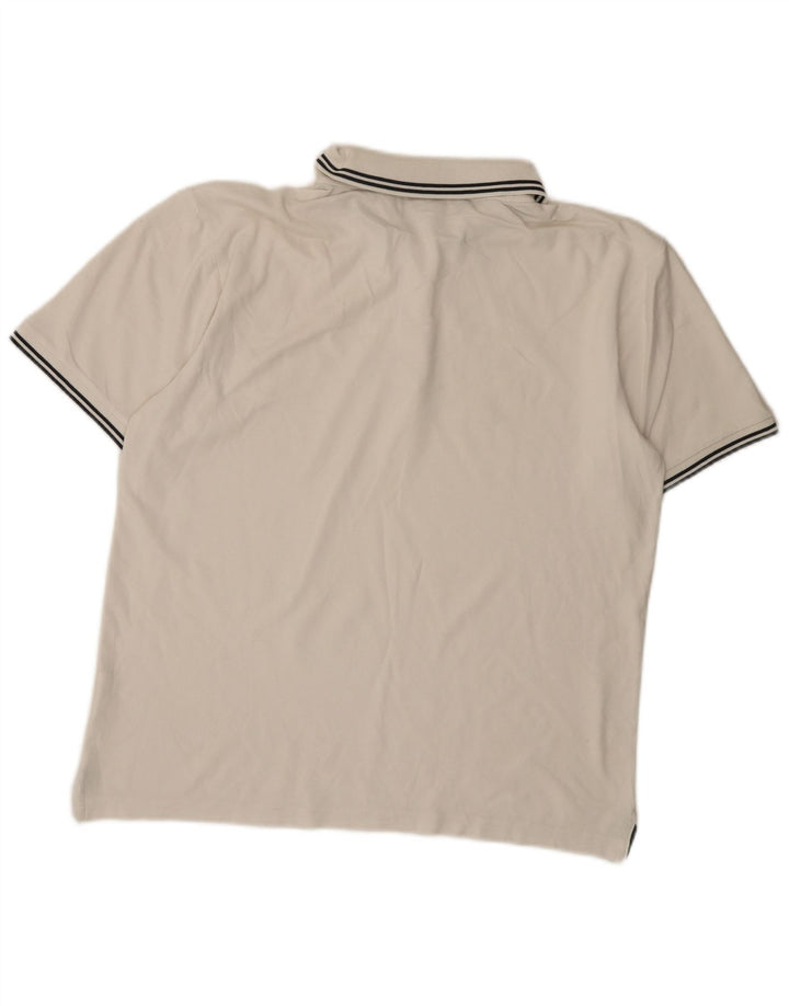 Męska koszulka polo Champion, średnia, biała bawełna