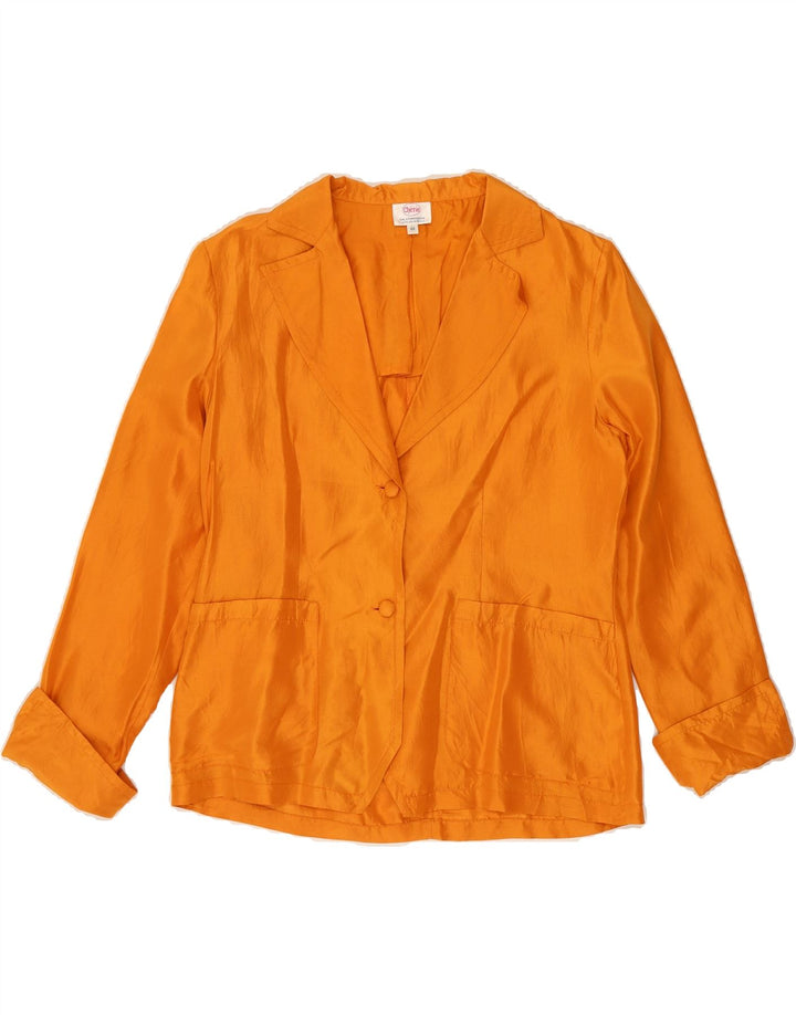 CHERIE Womens Shirt Blouse IT 44 Medium Orange Vintage cherie and Second-Hand cherie from Messina Hembry 