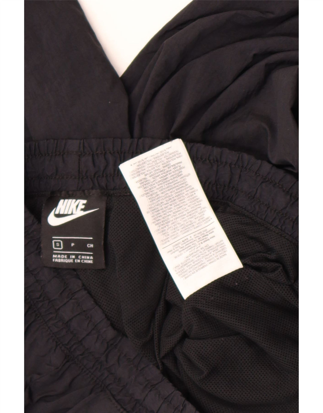 Męskie spodnie dresowe Nike, małe, czarne, nylonowe