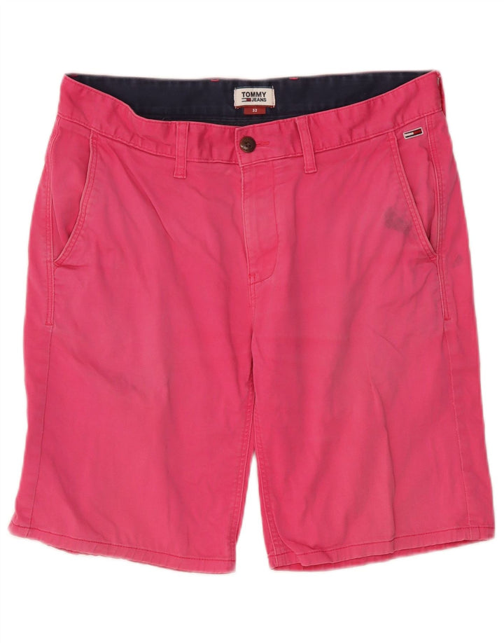 Męskie spodenki Chino Tommy Hilfiger W32 Średni różowy bawełniany