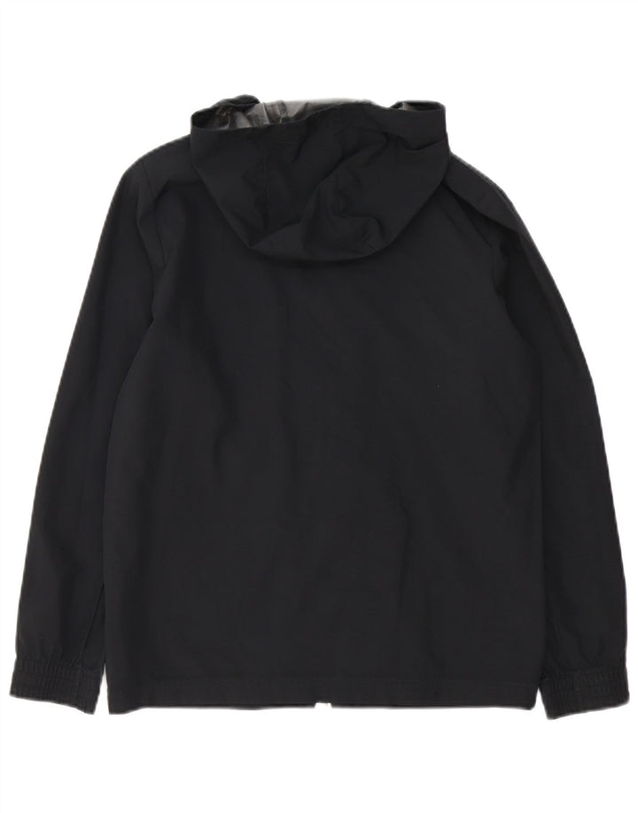 Chłopięca kurtka przeciwdeszczowa ADIDAS Ancona z kapturem, 11-12 lat, czarny poliester