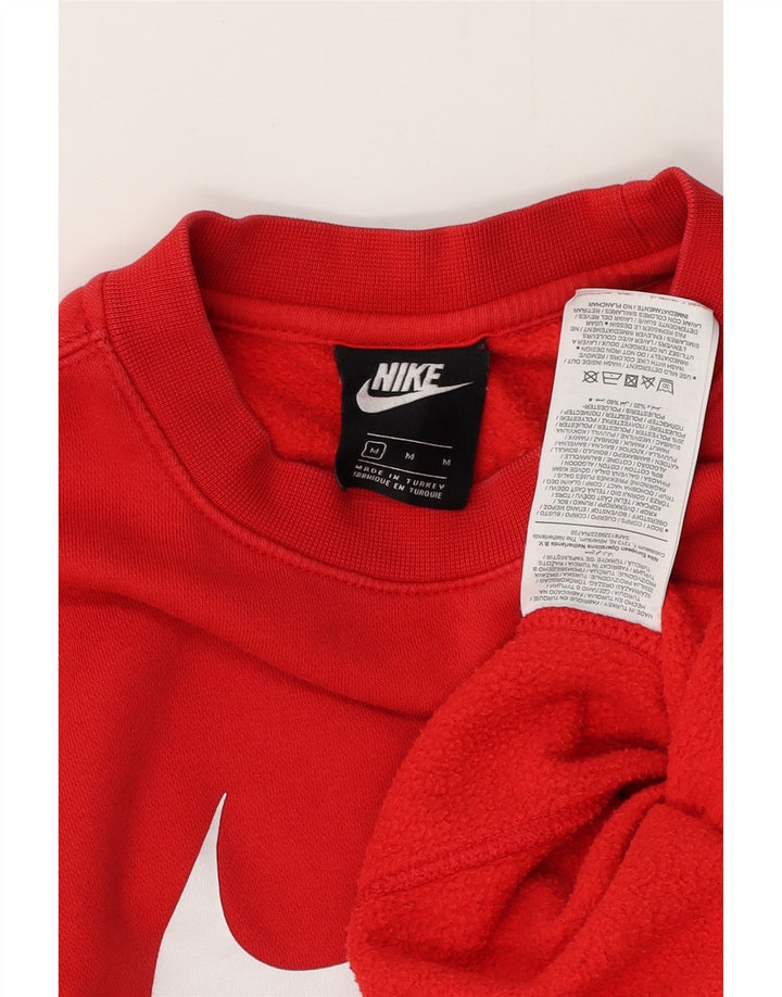 Męska bluza z grafiką NIKE, bawełniana, w kolorze średniej czerwieni
