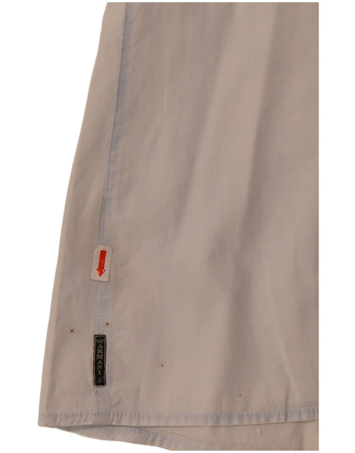 Damska koszula bez rękawów Armani Jeans UK 14, duża, niebieska, bawełniana