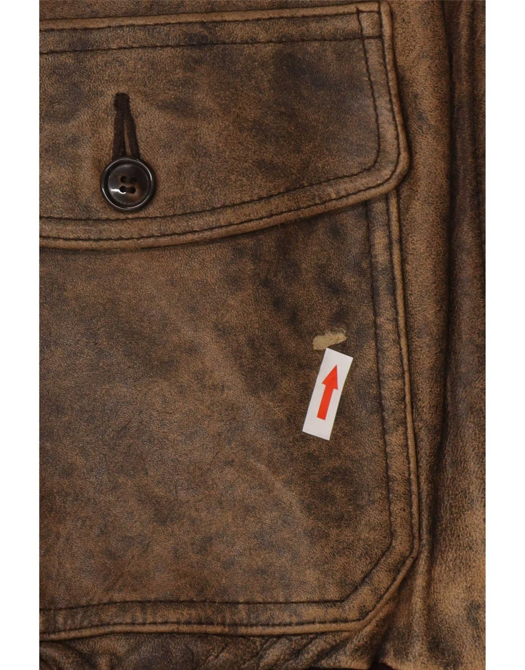 Męska skórzana kurtka lotnicza Schott Graphic Flight Aviator UK 42 XL, brązowa skóra