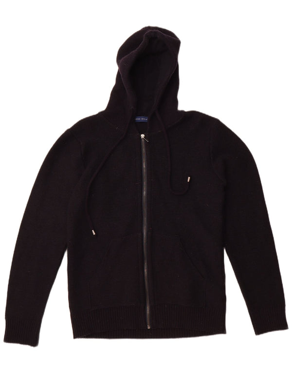 Damski sweter z kapturem Libero Milano UK 14 Średnia czarna wełna