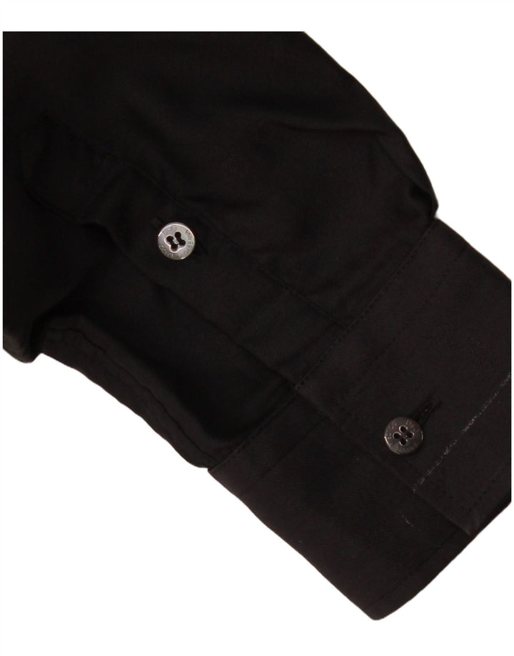 Koszula męska DOLCE & GABBANA IT 48, średnia czarna, bawełniana