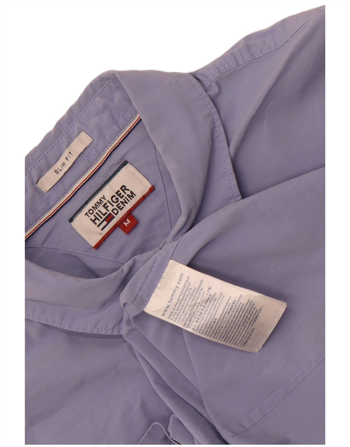 Męska koszula slim fit Tommy Hilfiger w kolorze średnioniebieskim, bawełniana