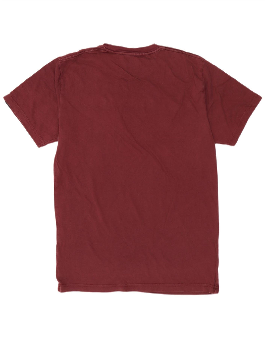 Męski T-shirt Vans o klasycznym kroju z grafiką, mały, bordowy, bawełniany