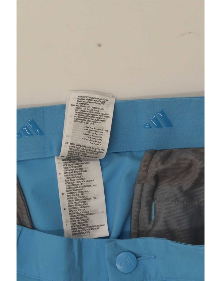 Adidas Męskie Spodenki Chino W34 Duże Niebieskie Poliester
