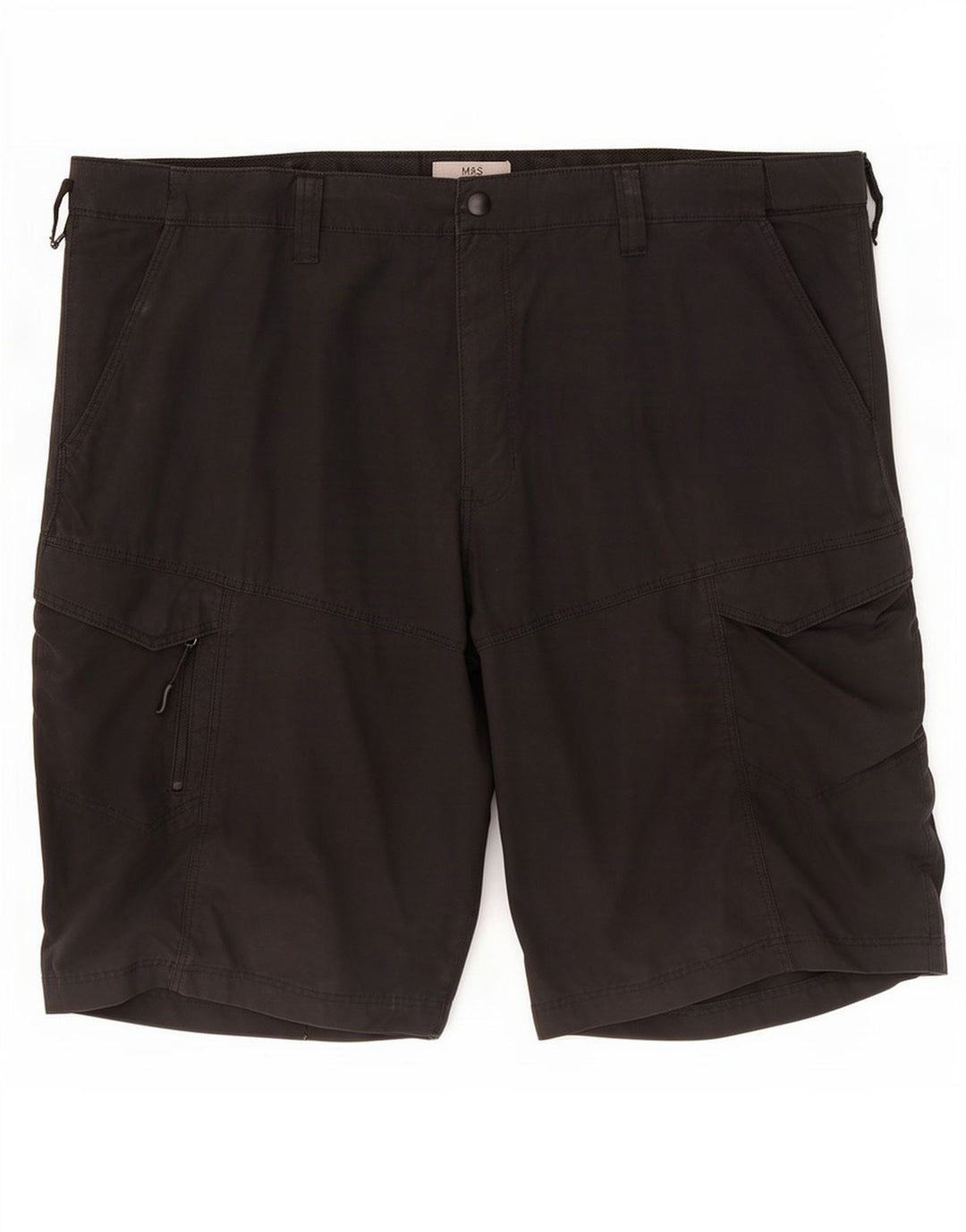 Męskie spodenki cargo Marks & Spencer W42 2XL, czarne, bawełniane