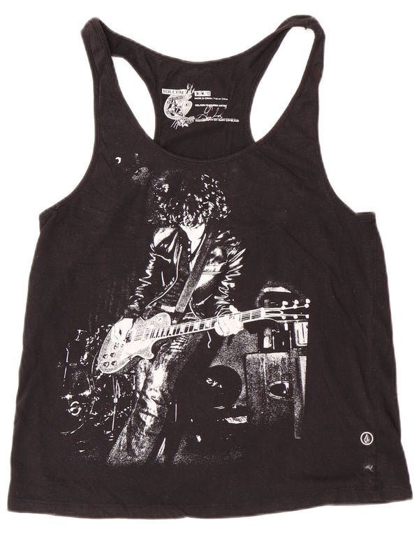 Damska kamizelka graficzna Volcom Top UK 12 Medium Black Rock