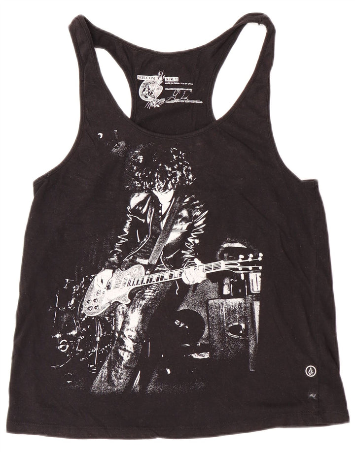 Damska kamizelka graficzna Volcom Top UK 12 Medium Black Rock