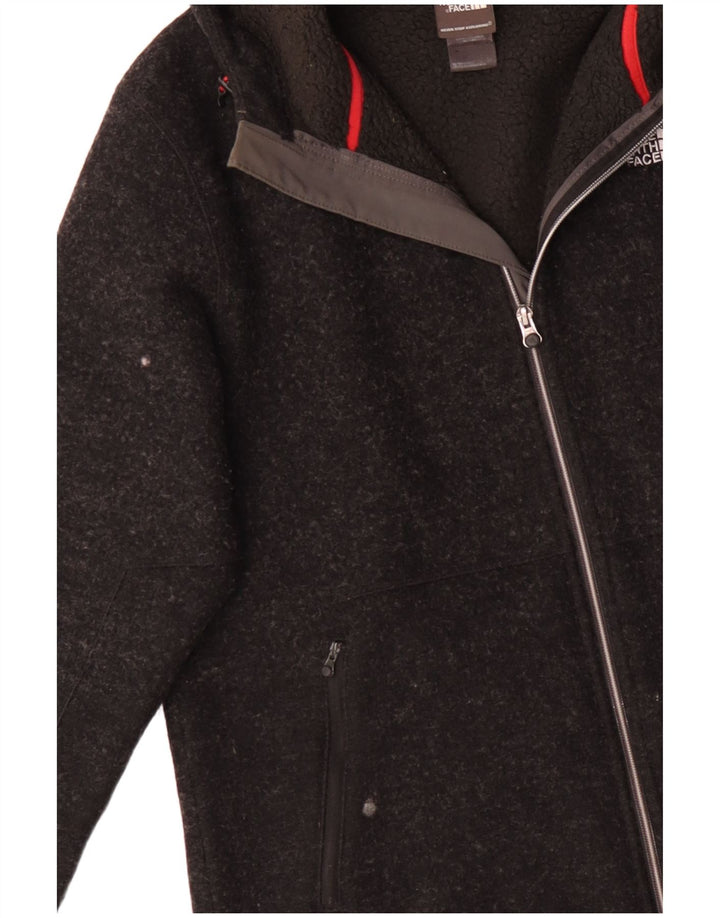 Męski sweter rozpinany THE NORTH FACE UK 40, duża, szara wełna
