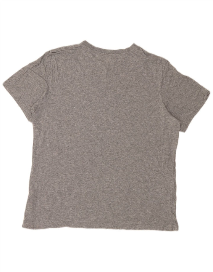 Męski T-shirt NIKE, duży, szary, bawełniany