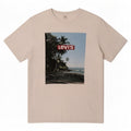 Męski T-shirt z grafiką Levi's, duży, biały