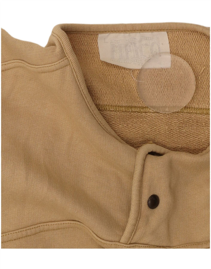Sweter damski VINTAGE UK 16, duży, beżowy