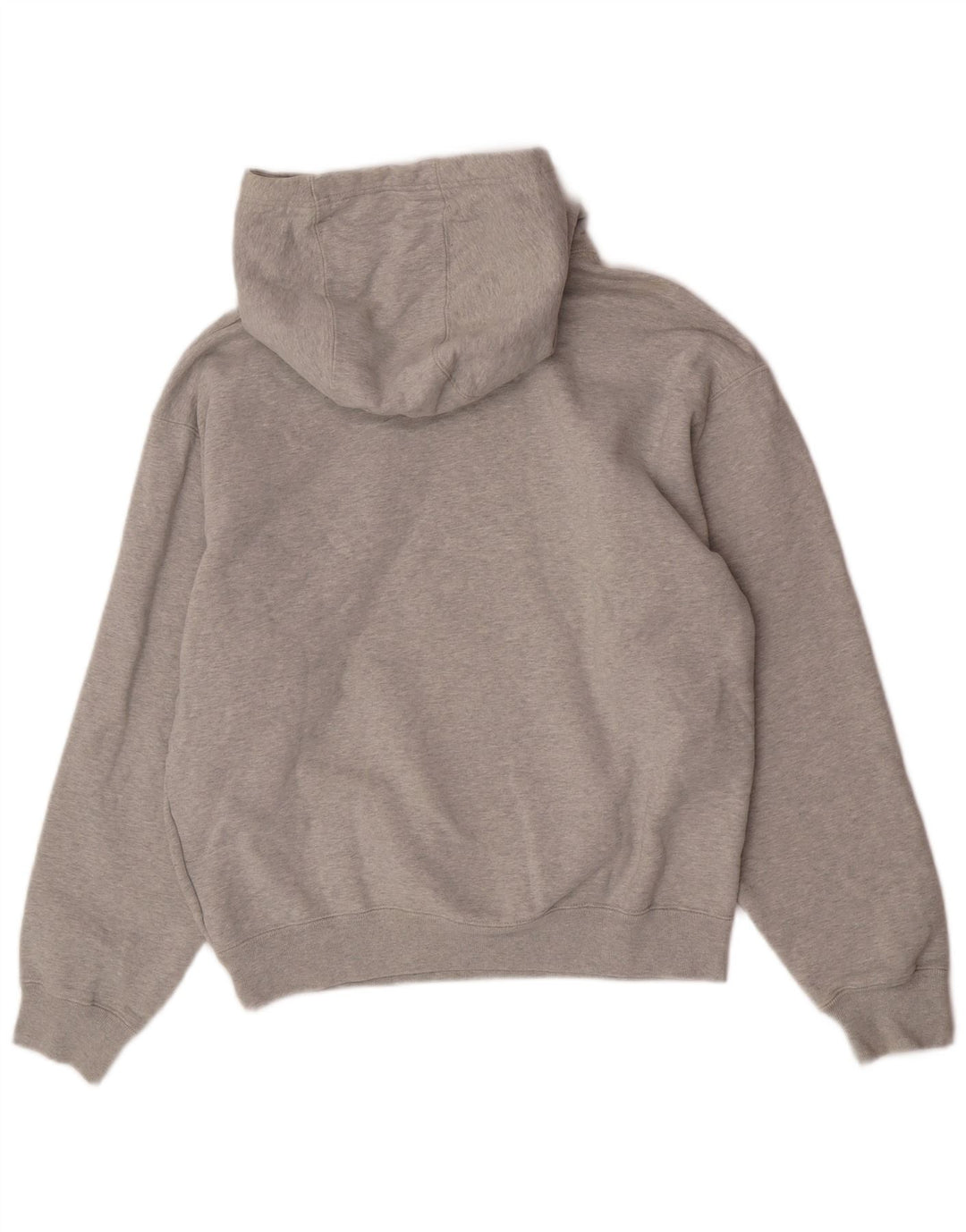 Męski sweter z kapturem Nike z grafiką, mały, szary, bawełniany