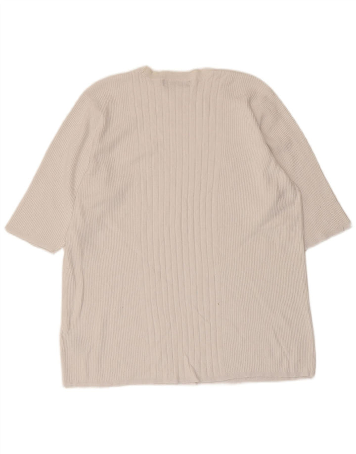 Bluzka damska Marks & Spencer UK 18 XL Biała wiskoza