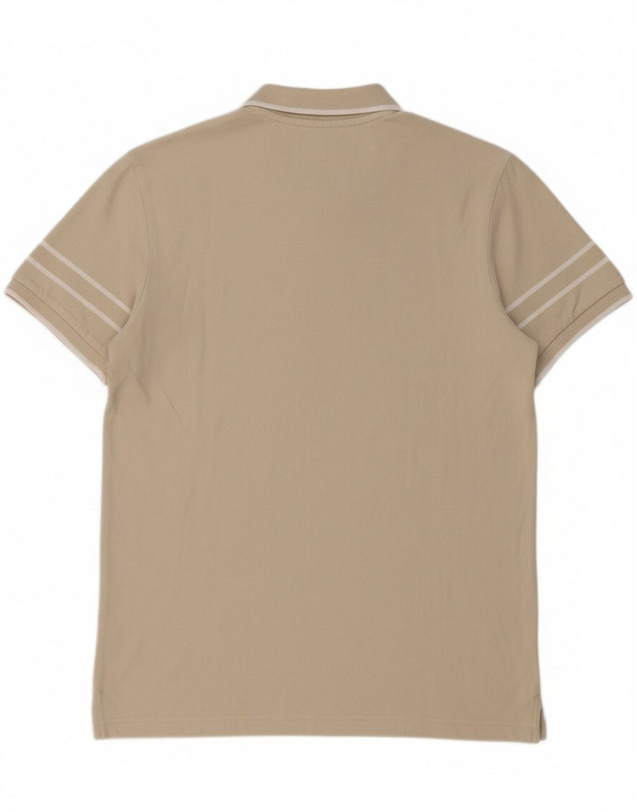ZARA Mens Polo Shirt Medium Beige Vintage Zara and Second-Hand Zara from Messina Hembry 