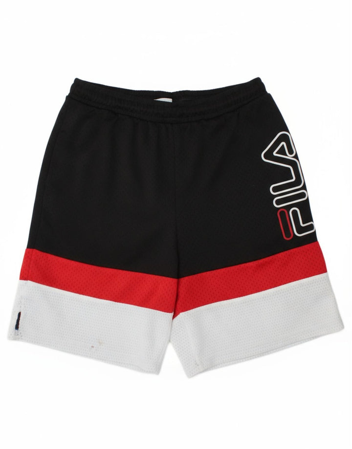 FILA Boys Sport Shorts 13-14 Years Multicoloured Colourblock Polyester