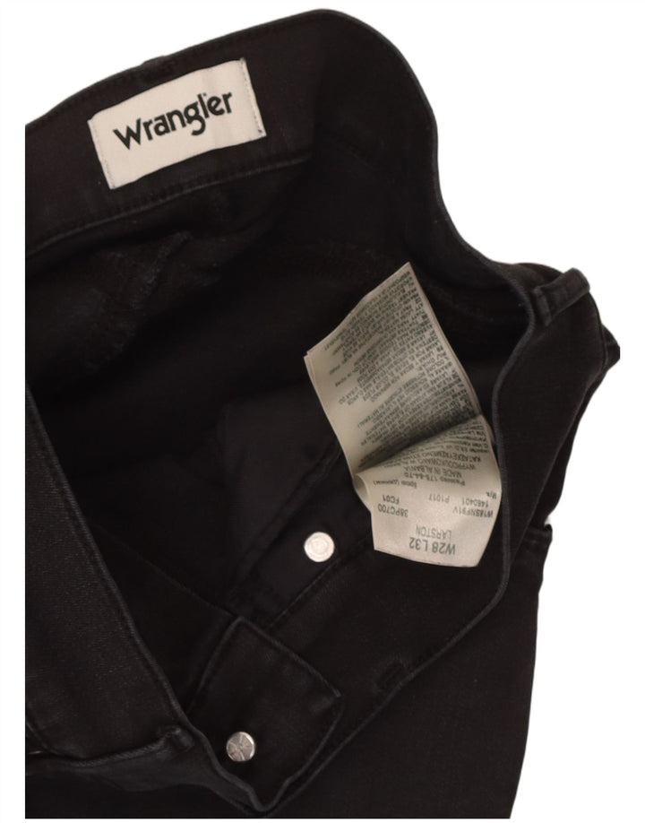 Damskie jeansy Wrangler Larston Slim W28 L32 czarne
