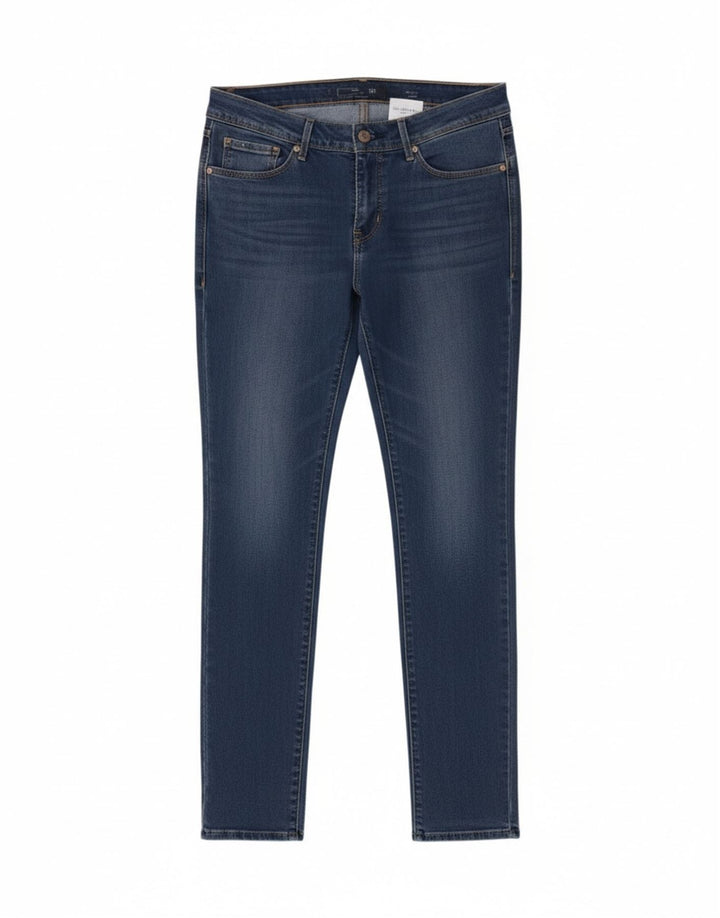 Damskie jeansy Levi's Mid Rise Skinny W29 L32 Niebieskie