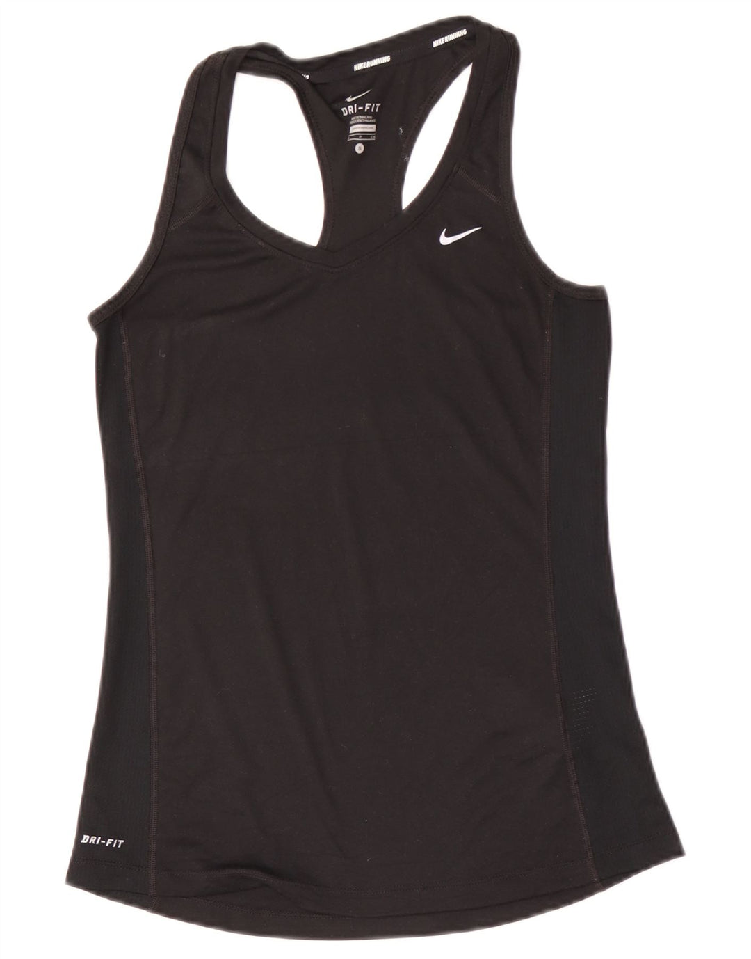 Damska kamizelka Nike Dri Fit Top UK 8, mała, czarna, poliester