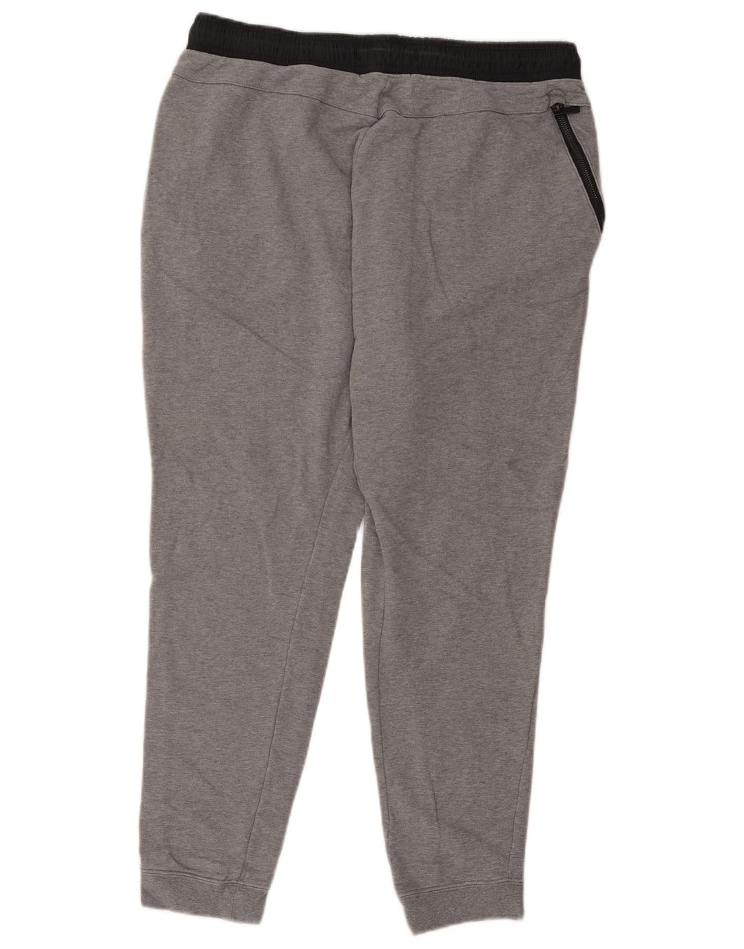 Męskie spodnie dresowe Nike XL, szare, bawełniane z blokami kolorów