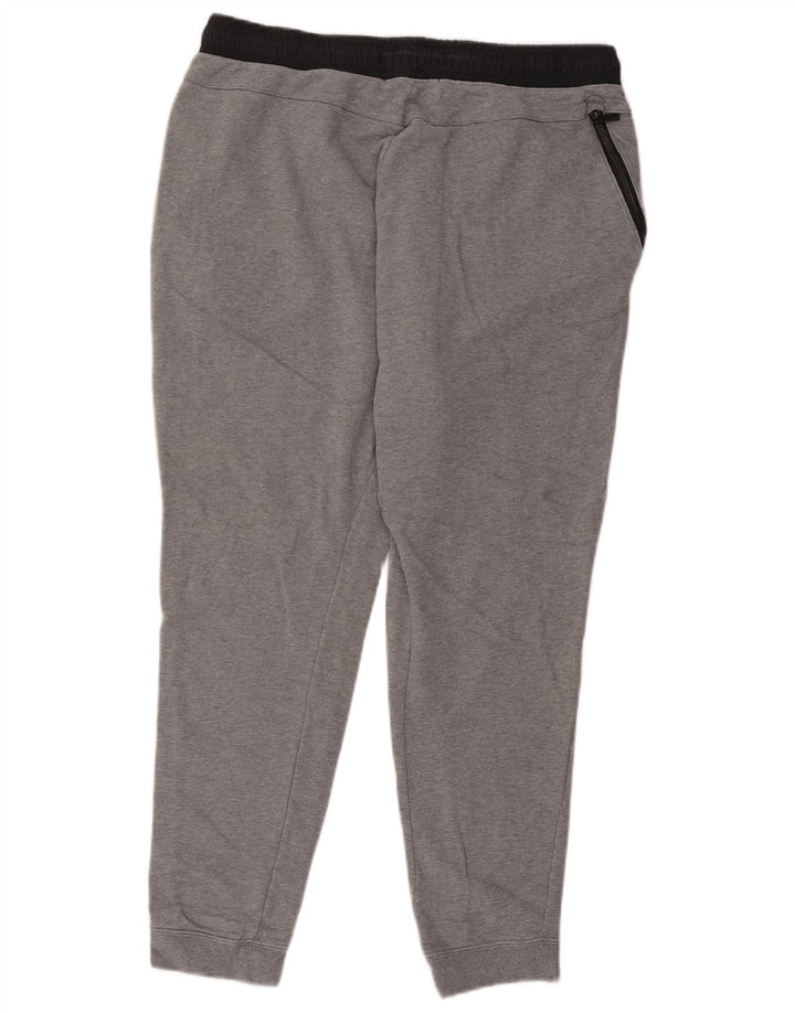 Męskie spodnie dresowe Nike XL, szare, bawełniane z blokami kolorów