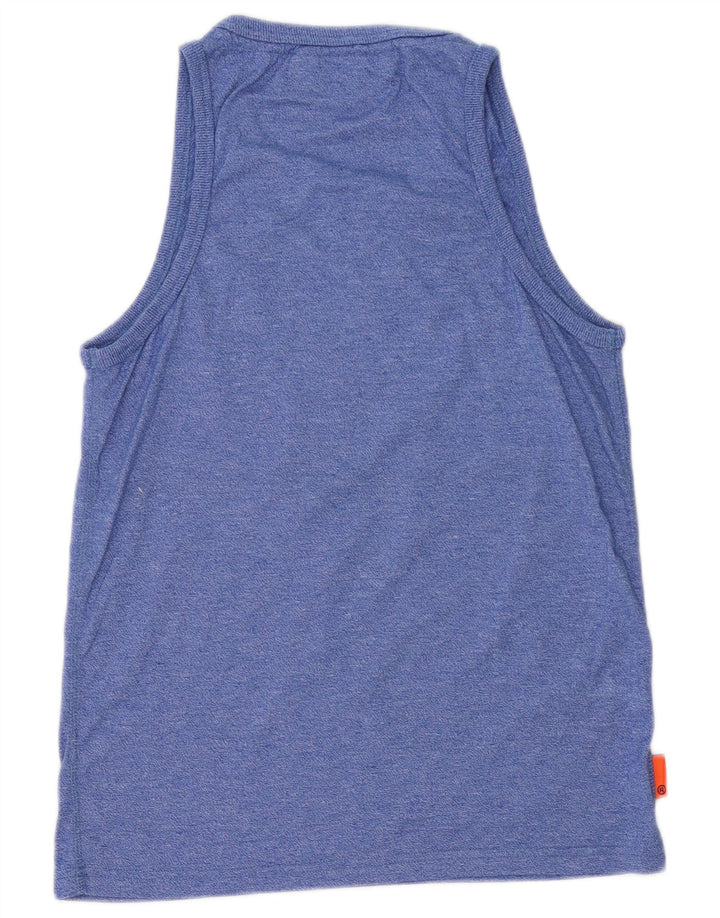 Męski top z kamizelką Superdry Graphic, duży, niebieski