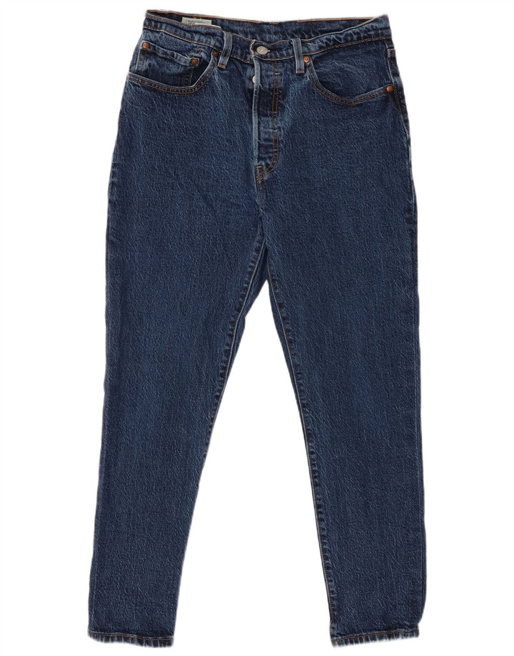 Męskie jeansy LEVI'S 501 Skinny W31 L28 Granatowa bawełna