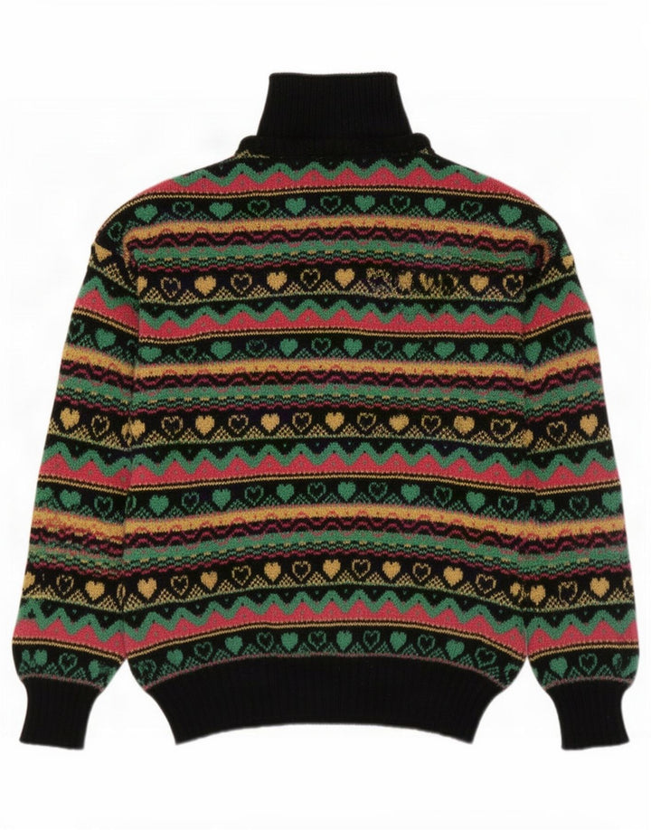 Damski sweter polo Benetton IT 46, duży, wielokolorowy