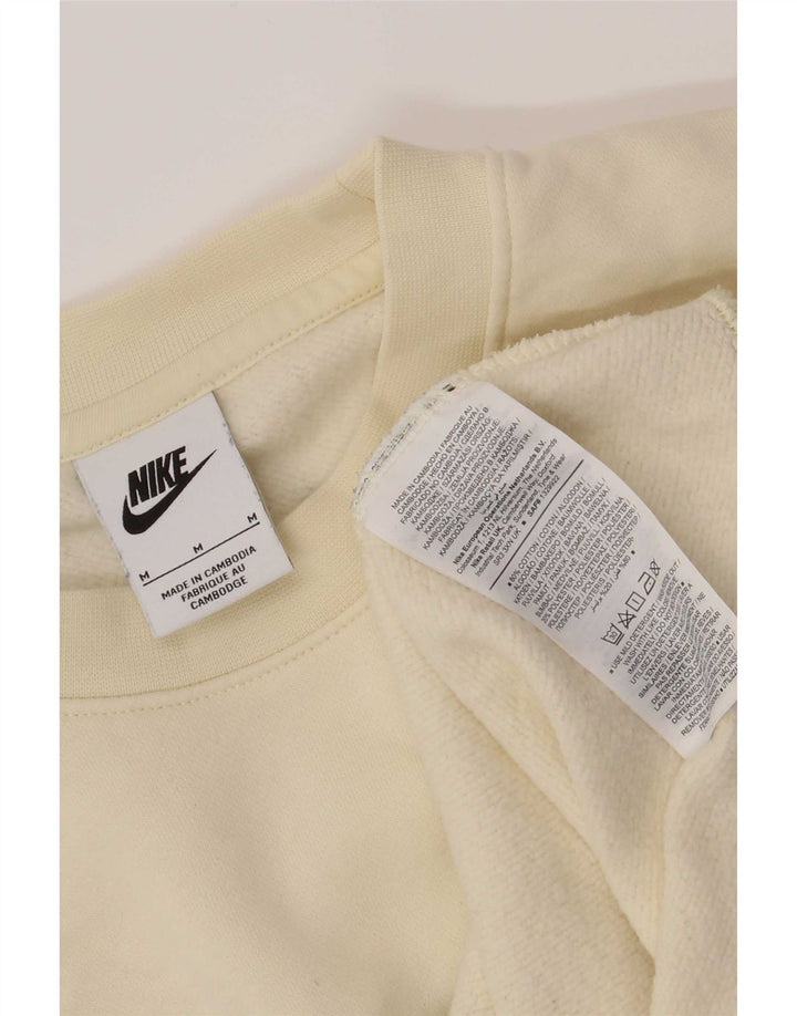 Męska bluza z grafiką Nike, średnia, złamana biel, bawełna z blokami kolorów