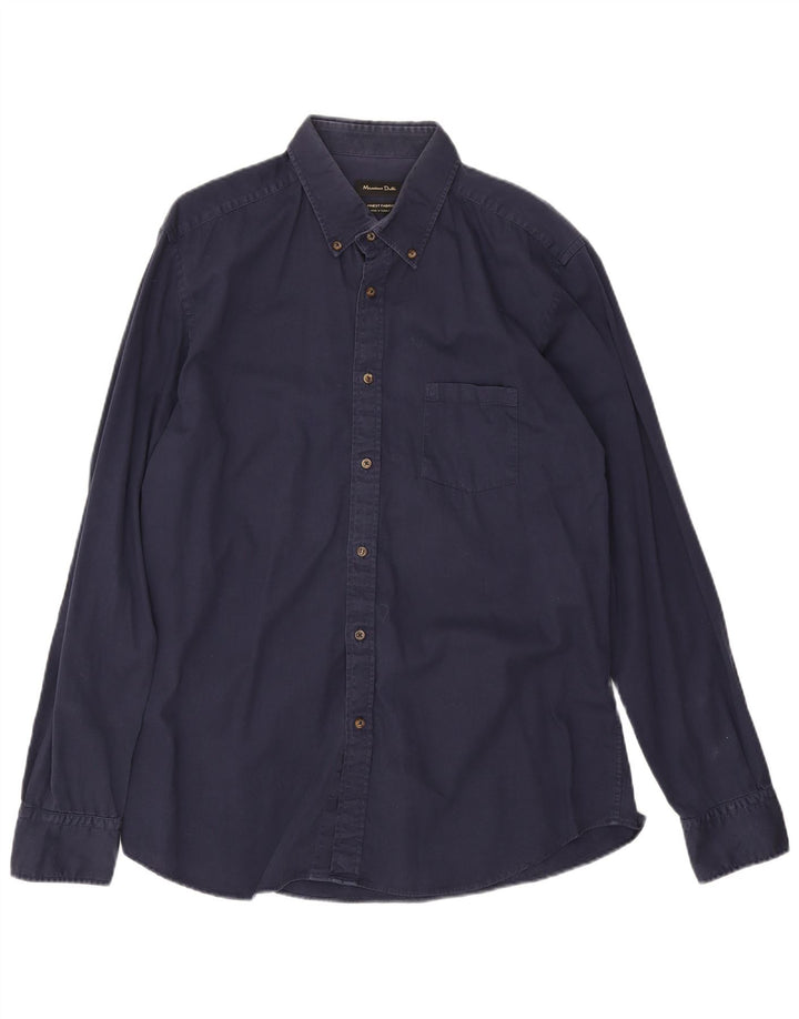Koszula męska Massimo Dutti XL w kolorze granatowym