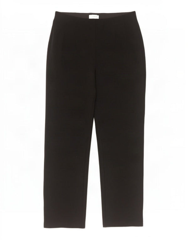 Marks & Spencer Damskie proste spodnie codzienne UK 14 Medium W30 L28 Czarne