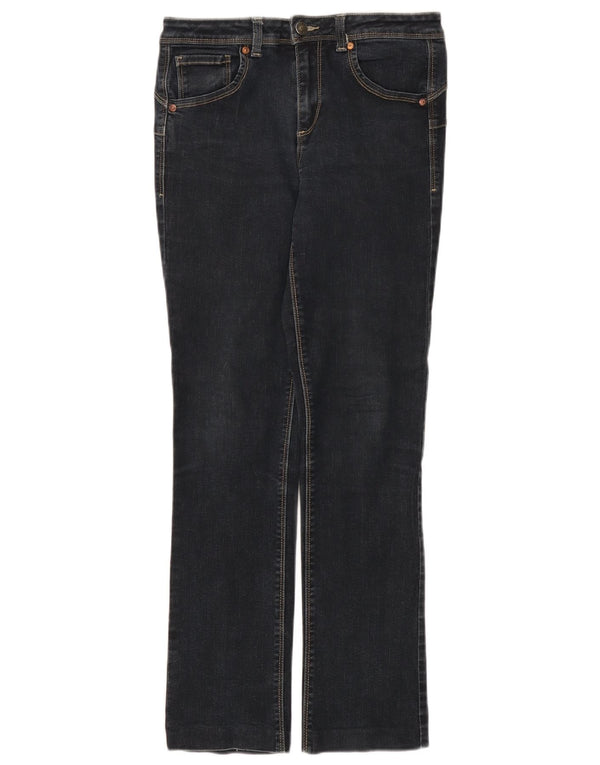 Benetton Womens Bootcut Jeans W29 L28 Navy Blue