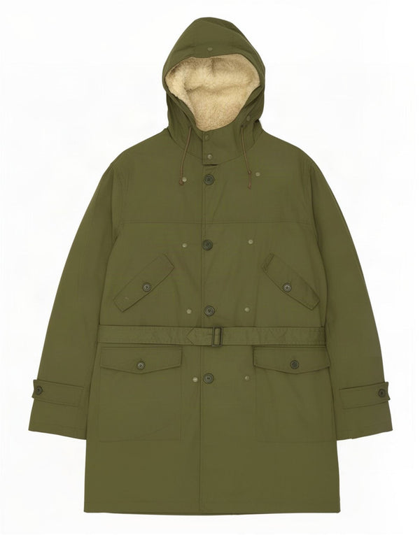 Męska kurtka Sherpa Parka z kapturem Rifle UK 38 Medium Khaki, akryl