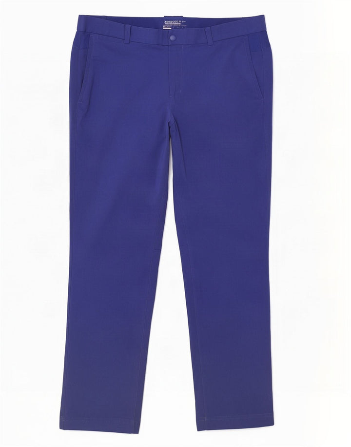 Męskie spodnie chino Nike Golf Straight W34 L32 Niebieski poliester