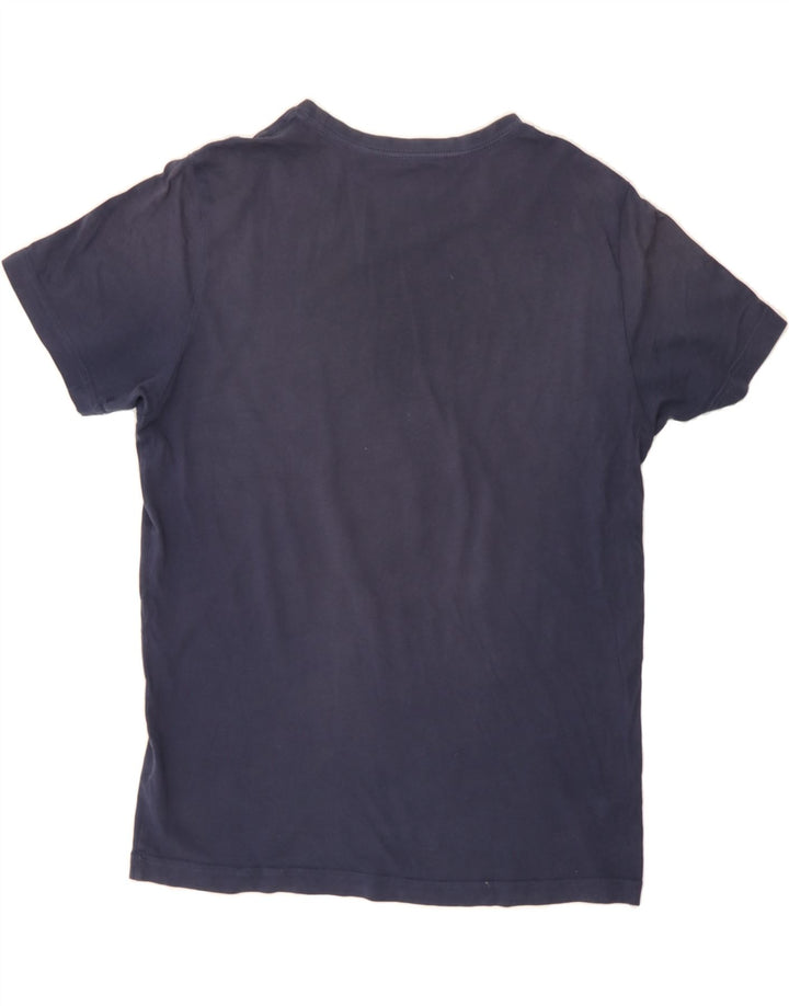PUMA Mens Graphic T-Shirt Top Small Navy Blue Cotton Vintage Puma and Second-Hand Puma from Messina Hembry 
