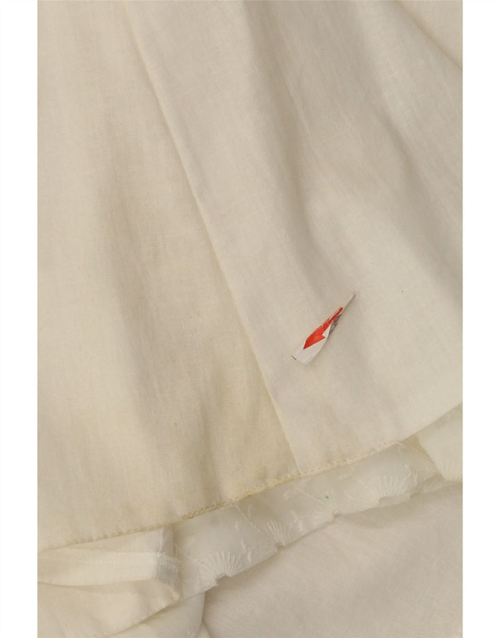 Damska rozkloszowana spódnica Gerry Weber EU 36 Small W26 Biała bawełna